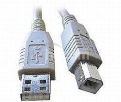USB kábel typu AB, dåžka 3m HQ Black CCP-USB2-AMBM-10