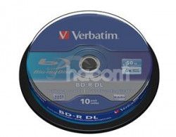 VERBATIM BD-R DL (10-pack) 50GB / 6x / spindle 43746