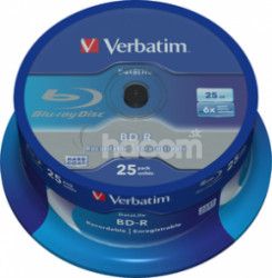 VERBATIM BD-R SL (6x, 25GB), NON-ID, 25 cake 43837