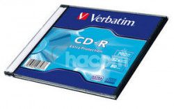 VERBATIM CD-R 700MB, 52 Extra Prot. slim Box 43347