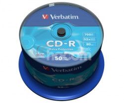 VERBATIM CD-R (50-Pack) Spindl / 52x / 700MB 43351