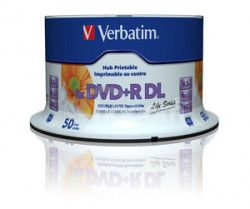 VERBATIM DVD + R DL (8xPrintable, 8,5GB), 50 cake 97693