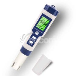 W-Star Tester vody 5v1 EZ9909SP na pH, vodivos, TDS a salinitu pre bazny, studne EZ9909SP