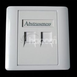 WALL plate SA s rmekom pre 2keystone (80 x 80) 2256