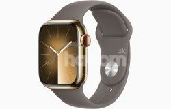 Watch S9 Cell, 41mm Gold Steel/Clay SB-S/M MRJ53QC/A