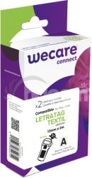 WECARE ARMOR p�ska 2ks na�eh�ovacia kompatibiln� s DYMO S0718850, Black/White, 12MM*2M K80052W4