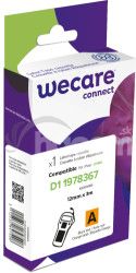 WECARE ARMOR p�ska (vinyl) kompatibiln� s DYMO 1978367, Black/Orange, 12MM*3M K80836W4