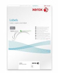 Xerox PNT Label - Gloss White PaperBack A4 100 lis 007R98112