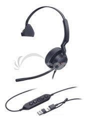 Yealink UH44 Mono Teams USB-C/A nhlavn sprava UH44MonoTeamsUSB-C/A