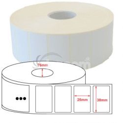 Z-Select 2000D, Midrange, 38x25mm; 5,180 labels, 10 rolls in box 880150-025