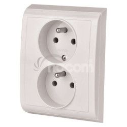 Zsuvka dvojit PRAKTIK 4FN15066.901 biely A0279