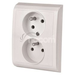 Zsuvka dvojit PRAKTIK 4FN15088.901, biela A0282