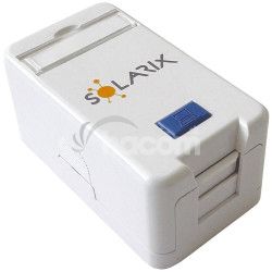 Zsuvka modulrna Solarix pre 1 keystone na omtku biela SXMO-1-0-WH 23100121