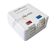 Zsuvka modulrna Solarix pre 2 keystony na omtku biela SXMO-2-0-WH 23100122
