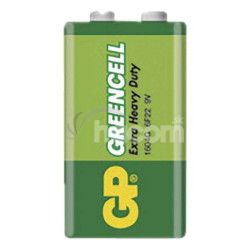 Zinko-chloridov� bat�ria GP Greencell 6F22 (9V), 1 ks B1250
