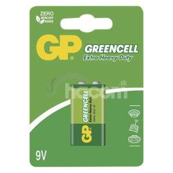 Zinko-chloridov� bat�ria GP Greencell 6F22 (9V), 1 ks B1251
