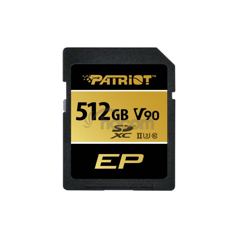 Patriot V90/SDXC/512GB/300MBps/UHS-II U3/Class 10/+ Adaptér PEF512GEP92SDX