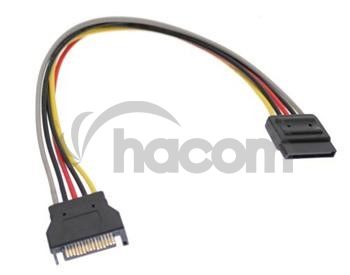 PremiumCord Napájací kábel k HDD Serial ATA prodlužka 16cm kfsa-10