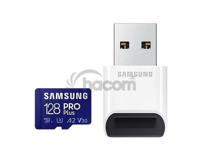 Samsung micro SDHC 128GB PRO Plus + USB adaptér MB-MD128KB/WW