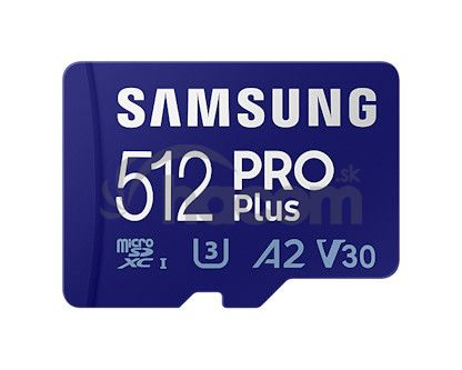 Samsung micro SDXC 512GB PRO Plus + SD adaptér MB-MD512KA/EU