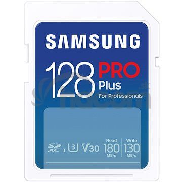 Samsung/SDXC/128GB/180MBps/USB 3.0/USB-A/Class 10/+ Adaptér/Modrá MB-SD128SB/WW