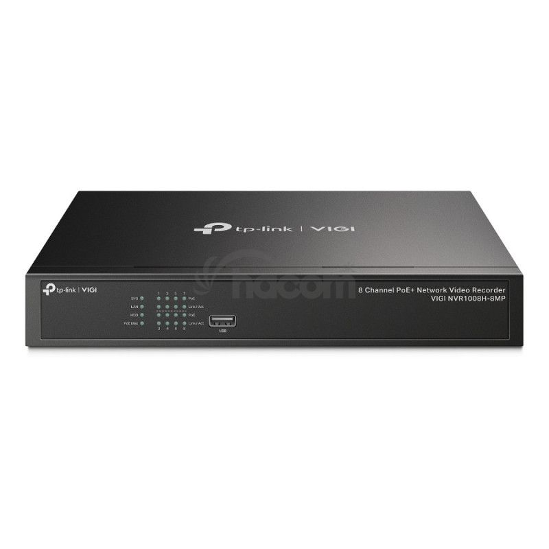 VIGI NVR1008H-8MP 8 Channel PoE Network Video Recorder VIGI NVR1008H-8MP