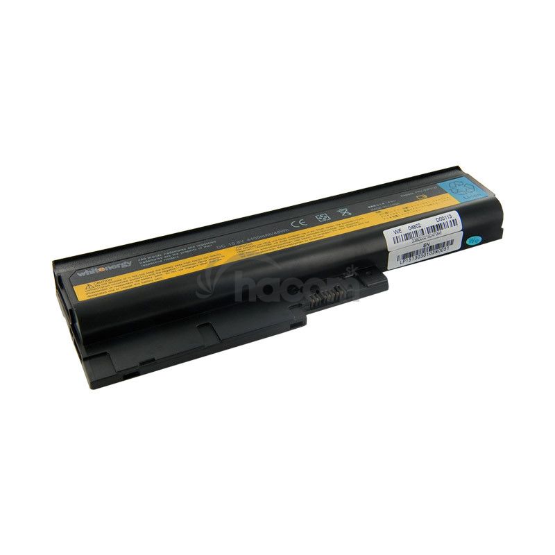 WE batérie EcoLine Lenovo ThinkPad T60 42T5225 40Y6795 41N5666 4400mAh 04802BO