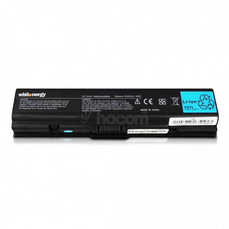 WE batérie EcoLine Toshiba PA3533 PA3534U 4400mAh 04932BO
